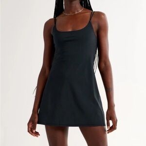 Abercrombie & Fitch Black Travel Dress Sculpt Lux size Large